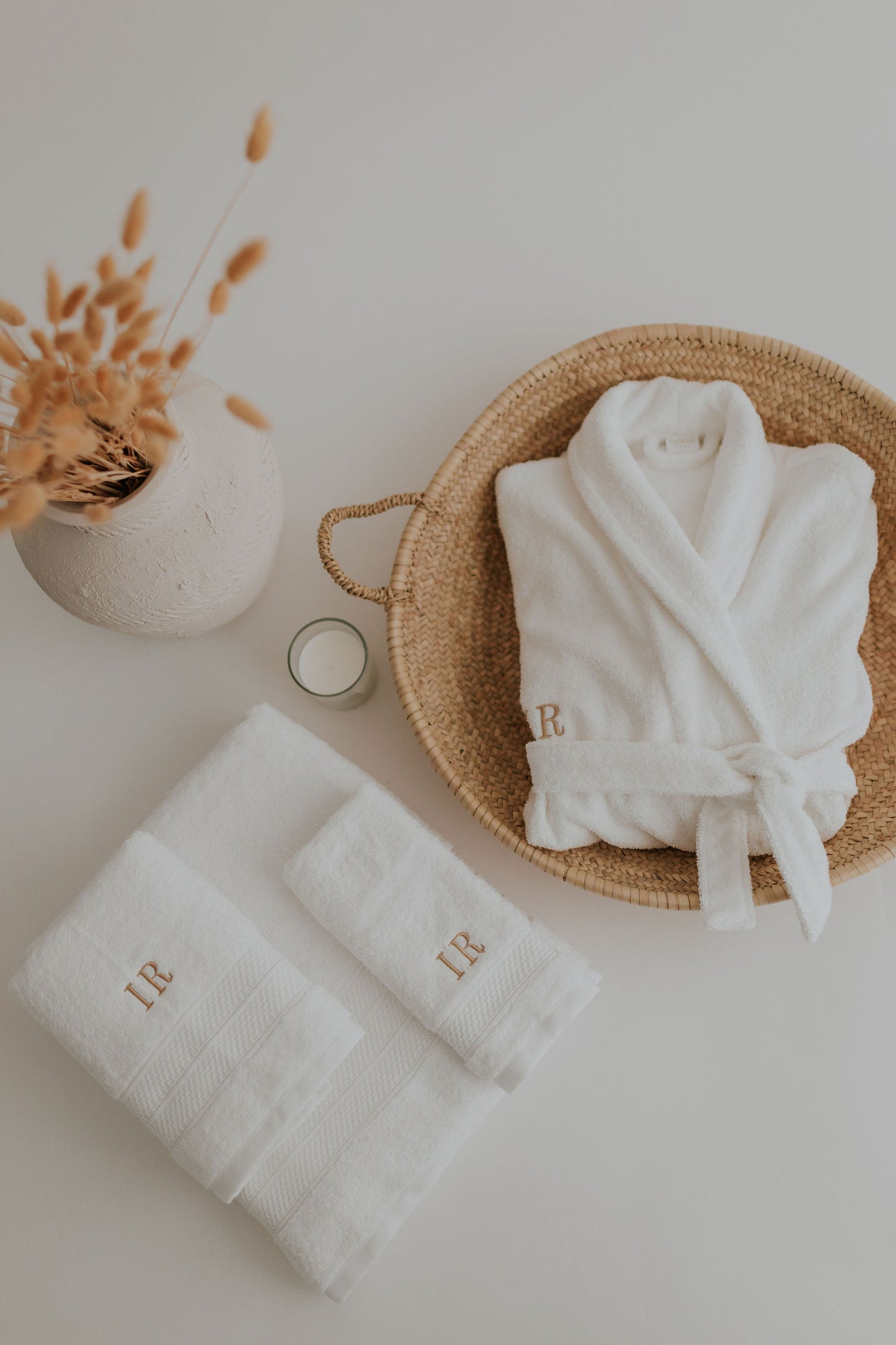 Conjunto de toalhas wc